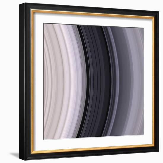 Saturn's Rings-Michael Benson-Framed Photographic Print