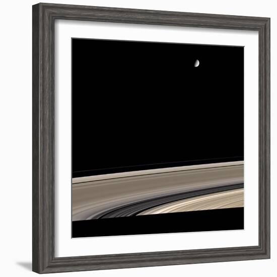 Saturn's Rings-null-Framed Photographic Print