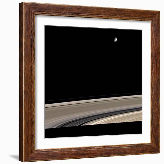 Saturn's Rings-null-Framed Photographic Print