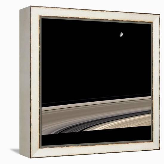 Saturn's Rings-null-Framed Premier Image Canvas