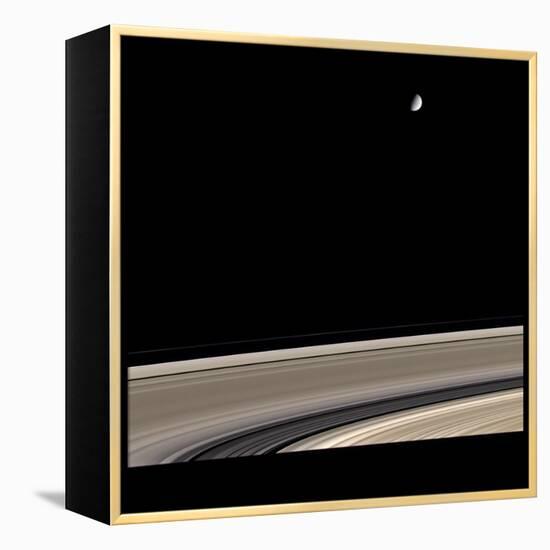 Saturn's Rings-null-Framed Premier Image Canvas