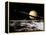 Saturn Seen from the Surface of its Moon, Rhea-Stocktrek Images-Framed Premier Image Canvas