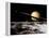 Saturn Seen from the Surface of its Moon, Rhea-Stocktrek Images-Framed Premier Image Canvas