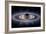 Saturn Silhouetted, Cassini Image-null-Framed Photographic Print