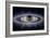 Saturn Silhouetted, Cassini Image-null-Framed Photographic Print