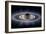 Saturn Silhouetted, Cassini Image-null-Framed Photographic Print