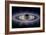 Saturn Silhouetted, Cassini Image-null-Framed Photographic Print