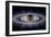 Saturn Silhouetted, Cassini Image-null-Framed Photographic Print