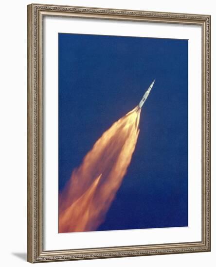 Saturn V Missile Launches the Apollo 11 Moon Mission, July 16, 1969-null-Framed Photo