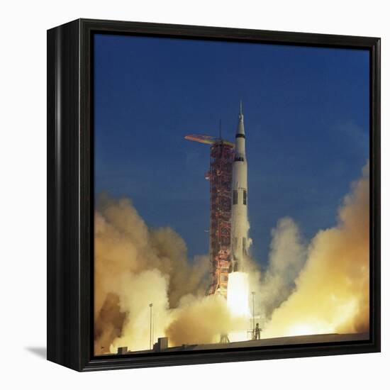 Saturn V Rocket-null-Framed Premier Image Canvas