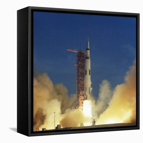 Saturn V Rocket-null-Framed Premier Image Canvas