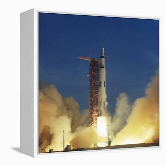 Saturn V Rocket-null-Framed Premier Image Canvas