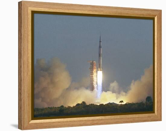 Saturn V Rocket-null-Framed Premier Image Canvas