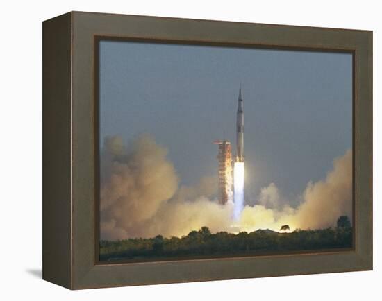 Saturn V Rocket-null-Framed Premier Image Canvas