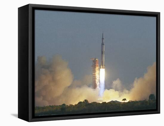 Saturn V Rocket-null-Framed Premier Image Canvas