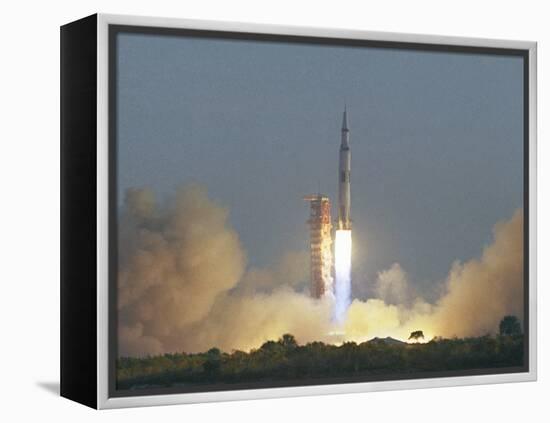 Saturn V Rocket-null-Framed Premier Image Canvas