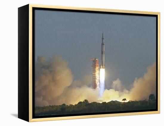 Saturn V Rocket-null-Framed Premier Image Canvas