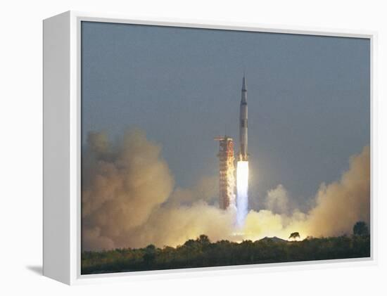 Saturn V Rocket-null-Framed Premier Image Canvas
