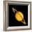 Saturn with Two Moon-null-Framed Premium Photographic Print