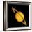 Saturn with Two Moon-null-Framed Premium Photographic Print