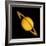 Saturn with Two Moon-null-Framed Premium Photographic Print