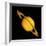 Saturn with Two Moon-null-Framed Premium Photographic Print