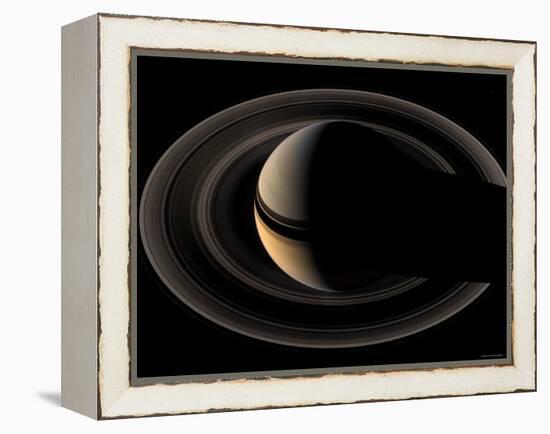 Saturn-Stocktrek Images-Framed Premier Image Canvas