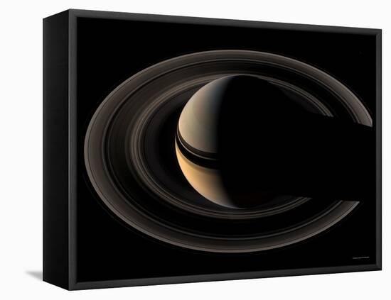 Saturn-Stocktrek Images-Framed Premier Image Canvas