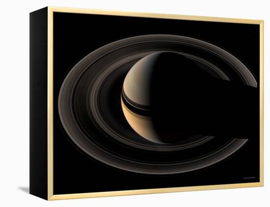 Saturn-Stocktrek Images-Framed Premier Image Canvas