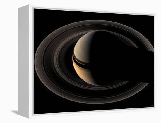 Saturn-Stocktrek Images-Framed Premier Image Canvas