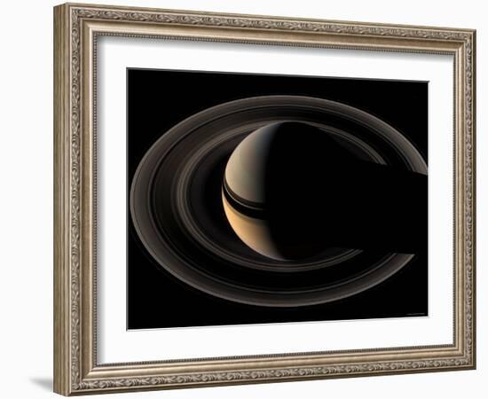 Saturn-Stocktrek Images-Framed Photographic Print