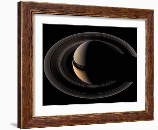 Saturn-Stocktrek Images-Framed Photographic Print