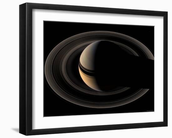 Saturn-Stocktrek Images-Framed Photographic Print