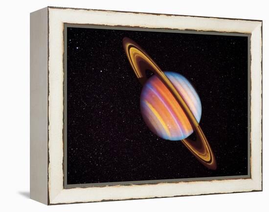 Saturn-null-Framed Premier Image Canvas