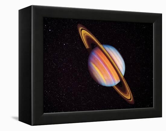 Saturn-null-Framed Premier Image Canvas