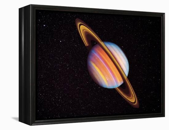 Saturn-null-Framed Premier Image Canvas