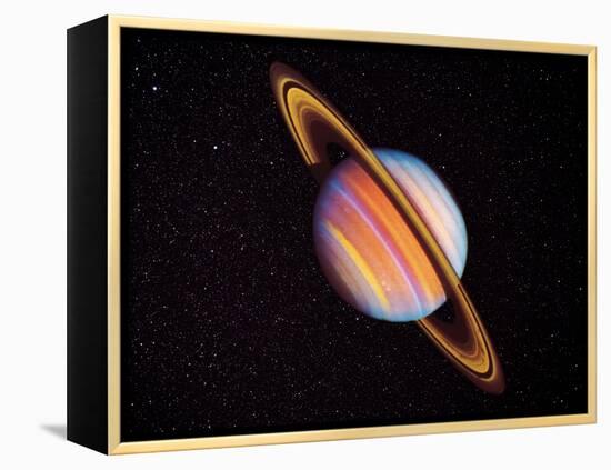 Saturn-null-Framed Premier Image Canvas