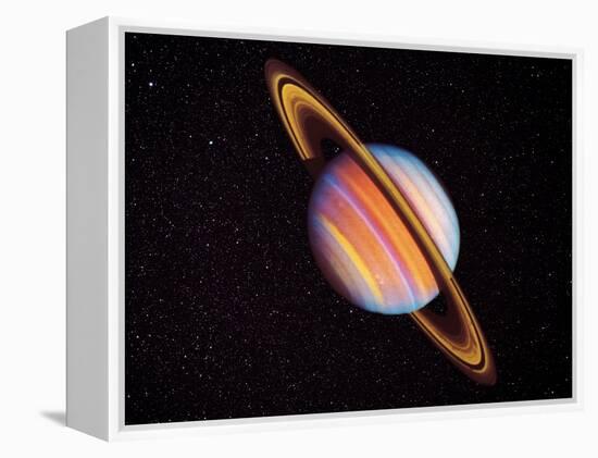 Saturn-null-Framed Premier Image Canvas