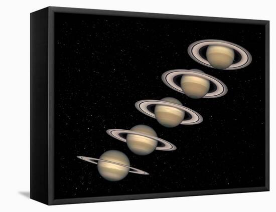 Saturn-null-Framed Premier Image Canvas