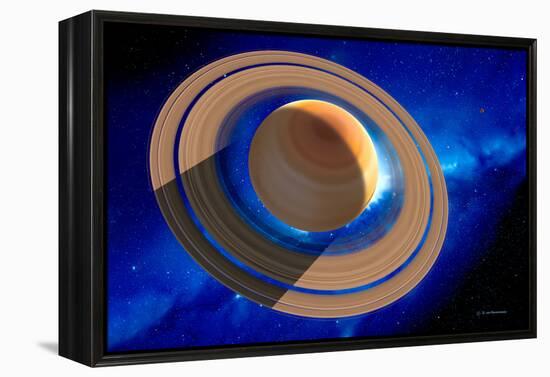 Saturn-Detlev Van Ravenswaay-Framed Premier Image Canvas