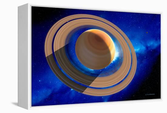 Saturn-Detlev Van Ravenswaay-Framed Premier Image Canvas