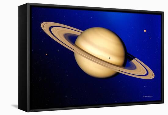 Saturn-Detlev Van Ravenswaay-Framed Premier Image Canvas