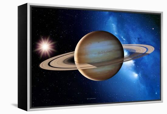 Saturn-Detlev Van Ravenswaay-Framed Premier Image Canvas