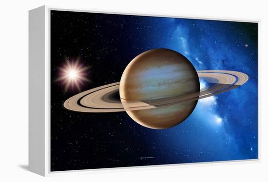 Saturn-Detlev Van Ravenswaay-Framed Premier Image Canvas