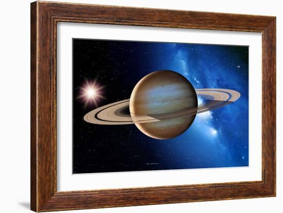 Saturn-Detlev Van Ravenswaay-Framed Premium Photographic Print