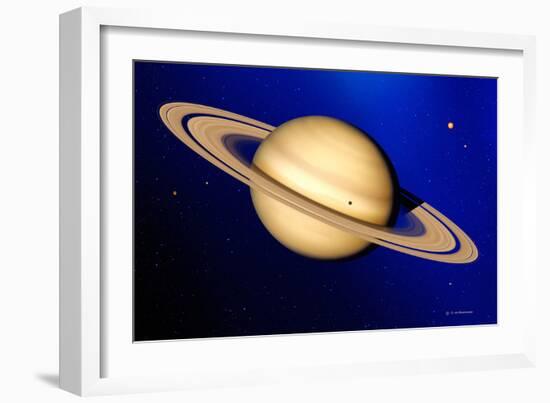 Saturn-Detlev Van Ravenswaay-Framed Photographic Print