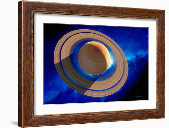 Saturn-Detlev Van Ravenswaay-Framed Photographic Print