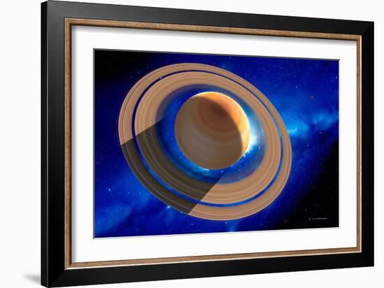 Saturn-Detlev Van Ravenswaay-Framed Photographic Print