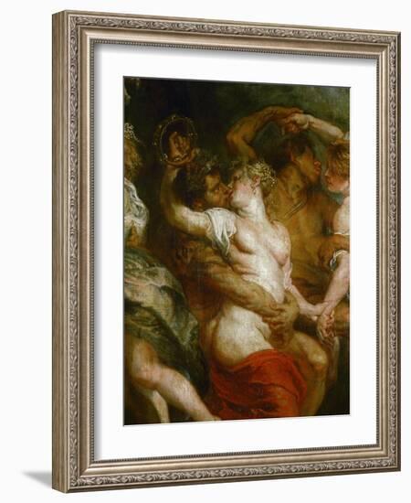 Satyr Embracing a Bacchante-Peter Paul Rubens-Framed Giclee Print