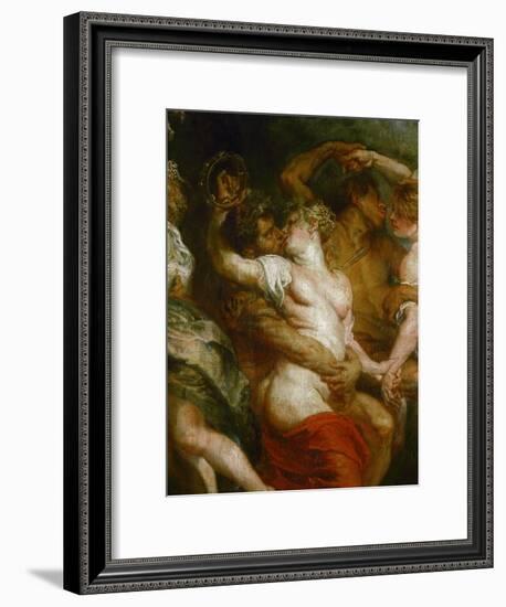 Satyr Embracing a Bacchante-Peter Paul Rubens-Framed Giclee Print